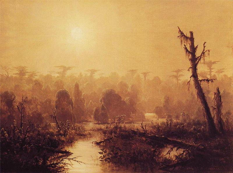 Joseph Rusling Meeker Louisiana Bayou oil painting image